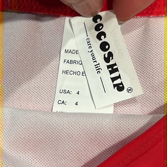 NWOT Cocoship Retro Pompon Bikini - Picture 9 of 13